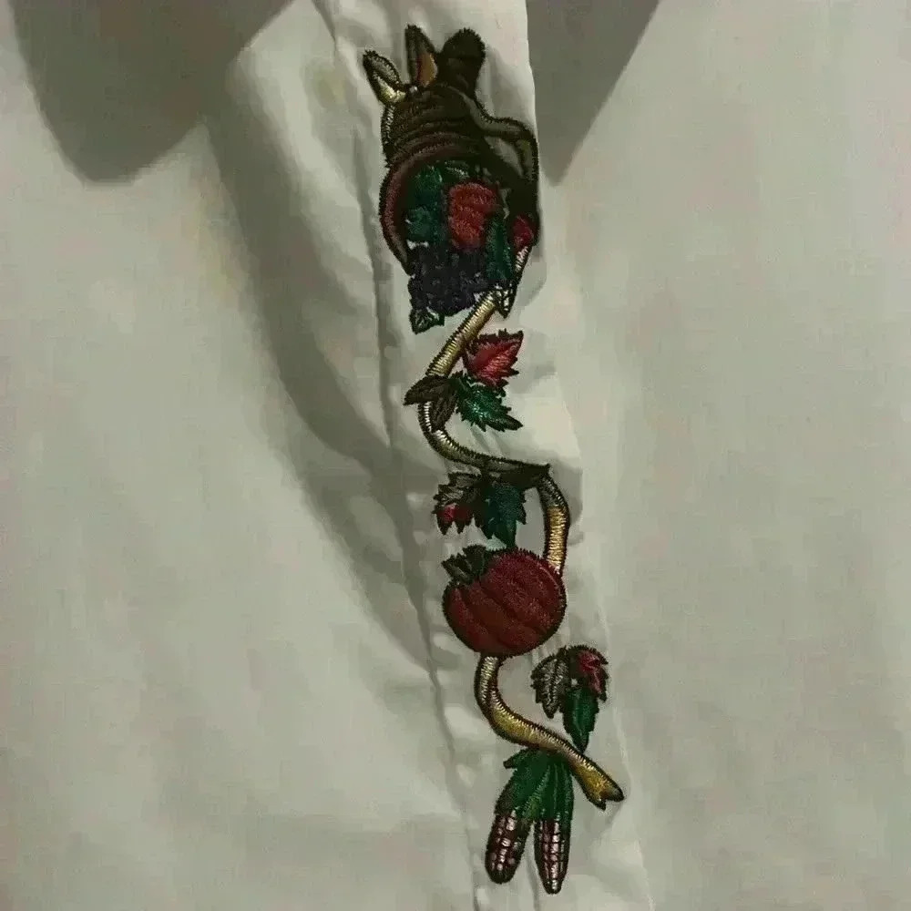 Vintage Basic Editions White Button Down Size L T… - image 2